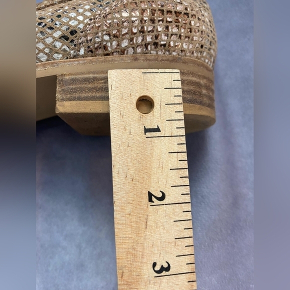 Anthropologie Seychelles Weekenders Tan Tiger Eye Reptile Leather Loafers Sz 8.5 - Picture 10 of 12